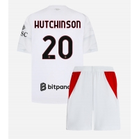 Dres AC Milan Omari Hutchinson #20 Preč pre deti 2026-27 Krátky Rukáv (+ trenírky)